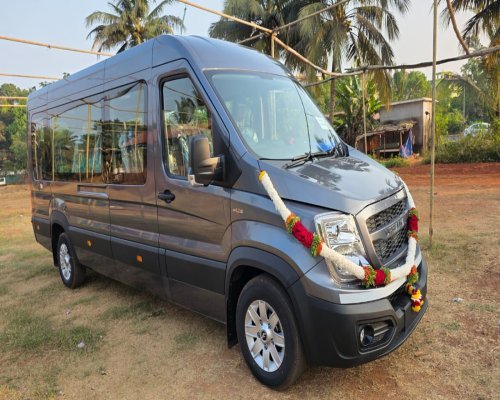 Force Urbania 16 + 1 seater group travel rental Bangalore