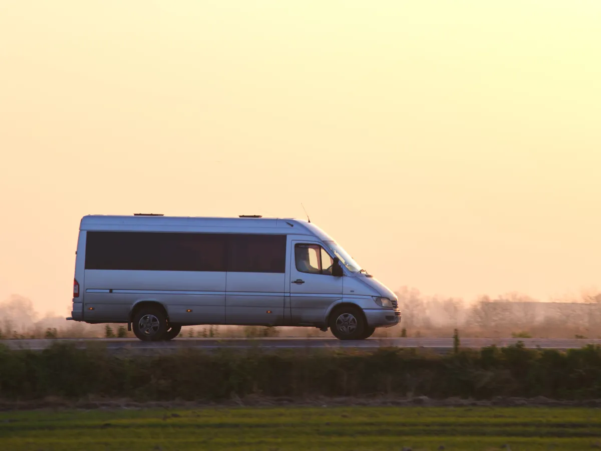 13+1 seater luxury van for outstation trips from Bangalore (representative image)